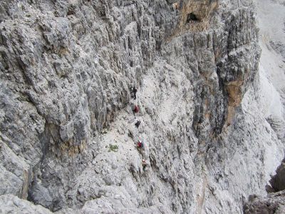 004-In der Ferrata Giovanni Lipella